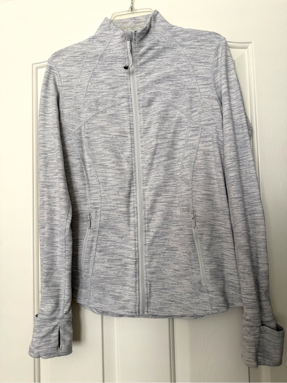 lululemon athletica Light Gray Heather Full-Zip Utility Jacket